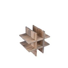 Vintage houten flessenrek 2