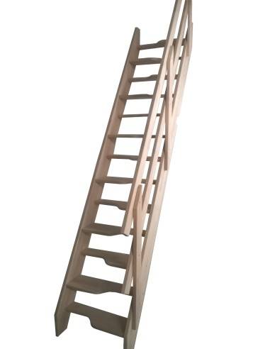 Escalier à pas décalés en kit