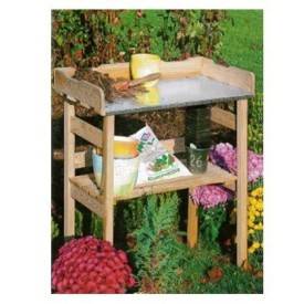 Mesa de trasplante de madera tratada 2
