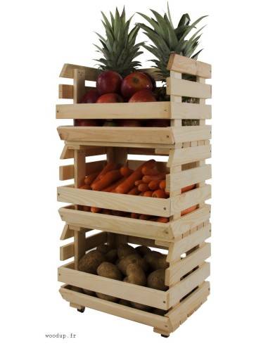 Vegetable store 3 crates