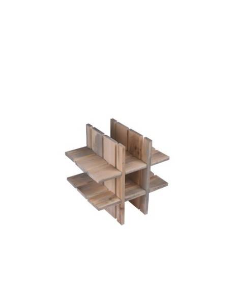 portabottiglie in legno vintage