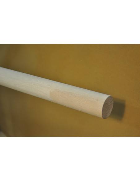 Round beech handrail