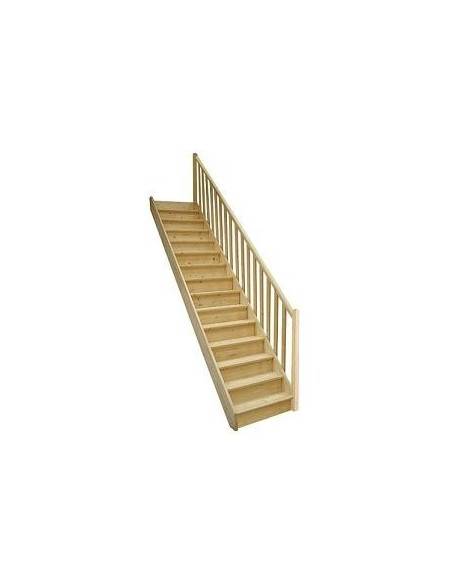 Escalera abeto recta