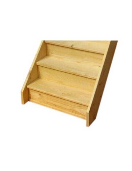 Escalier sapin droit 