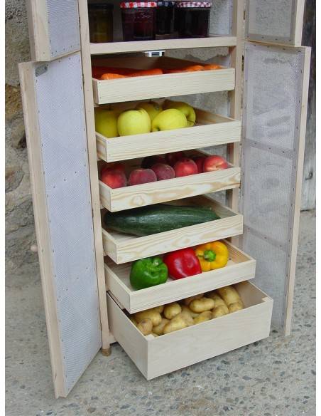 Fruit- en groentekast
