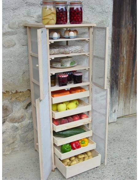 Obst- und Gemüseregal
