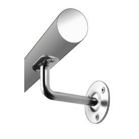 Corrimano tondo esotico 280 cm + supporti inox 2