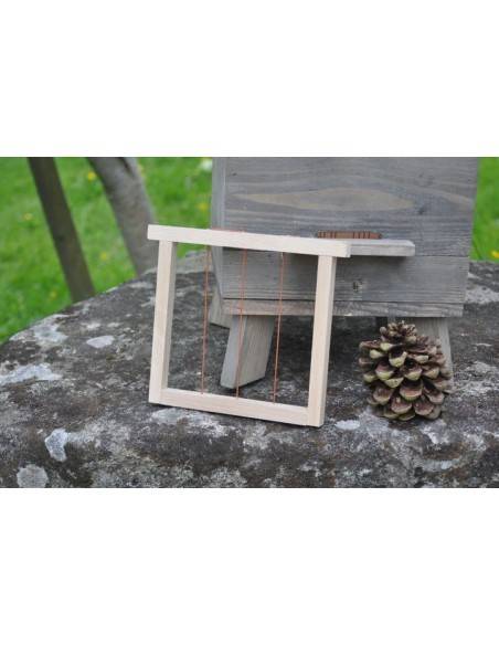 Rustic wooden beehive