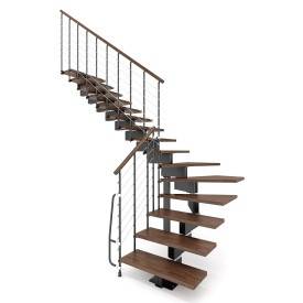 Modulare Holz-Metall-Treppe Vector