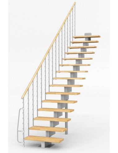 Modulare Holz-Metall-Treppe Vector