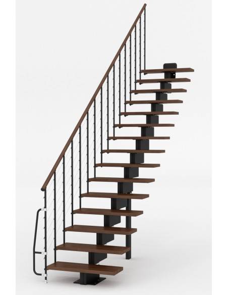 Modulare Holz-Metall-Treppe Vector