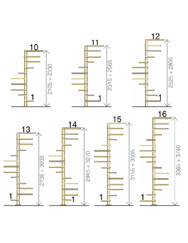 Flow - caracol metálico