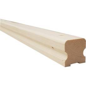 Corrimano in abete sagomato 50*50