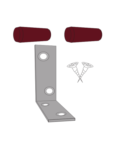 Kit di fissaggio balaustra