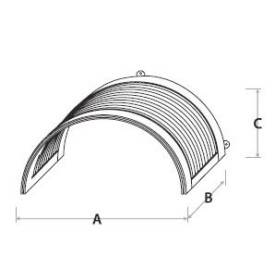 Marquise/auvent contemporaine 2