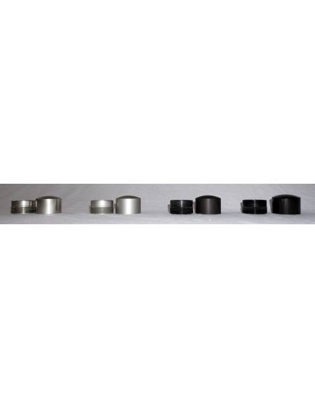 PLATTE ALUMINIUM EINDKAP + ADAPTER
