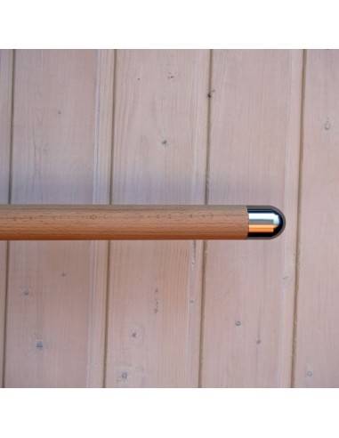 ROUND ALUMINIUM END CAP + ADAPTER