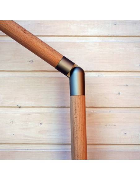 RACCORD D ANGLE ARTICULE ALUMINIUM