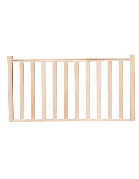 Houten balustrade met spijlen op maat