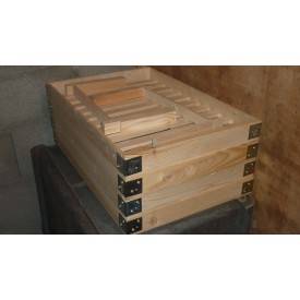 Clayette en bois brut stockage légume 2