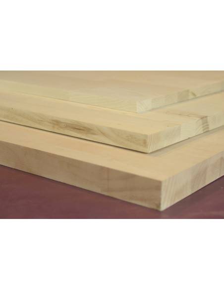 Massivholzplatten aus Tanne nach Maß, in 3 Stärken erhältlich: 20 mm, 27 mm, 40 mm