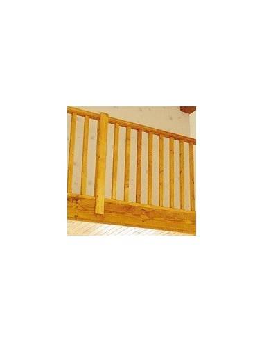 Kit balustrade sapin 2 m + 1 poteau