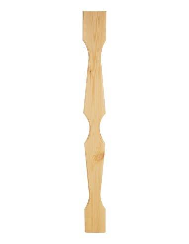 Lame moulurée en bois massif pour balustrade