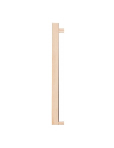 Poteau droit 120 en bois massif pour balustrade