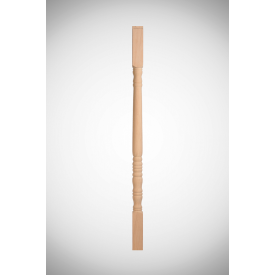 Balaustre torneado de madera maciza para balaustrada 2