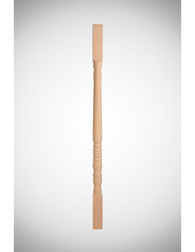 Balaustra tornita in legno massello per balaustra