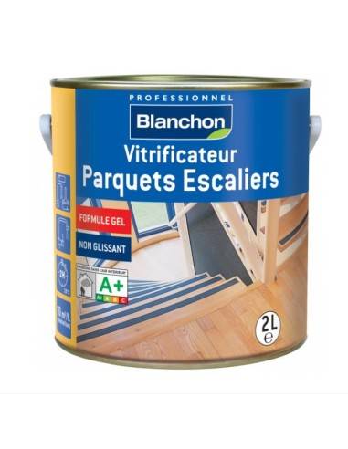 Vitrificateur parquets-escaliers aqua-polyuréthane formule gel