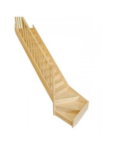 escalera cuarto de vuelta barata abeto