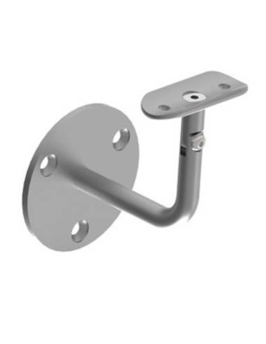 HANDLAUFHALTER AUS EDELSTAHL MIT SCHWENKBARER AUFLAGE