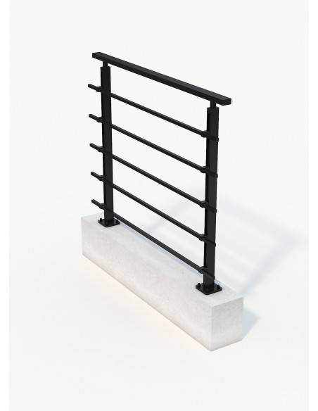 Garde corps aluminium - Kit départ Quadrum