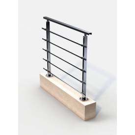 Aluminium balustrade - Quadrum startset 2