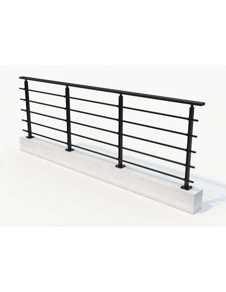 Aluminium balustrade - Quadrum startset