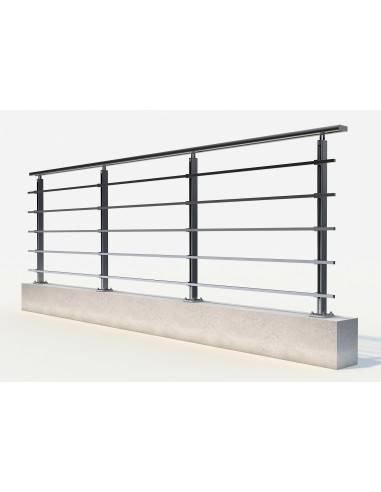 Aluminium balustrade - Quadrum startset
