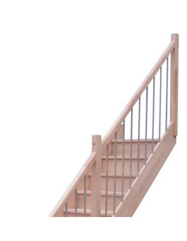 RAMPE TUBES VERTICAUX POUR ESCALIER MOLEDE