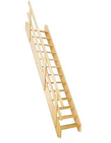 Escaliers droits réglables