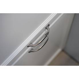 Chrome handle for wardrobe door