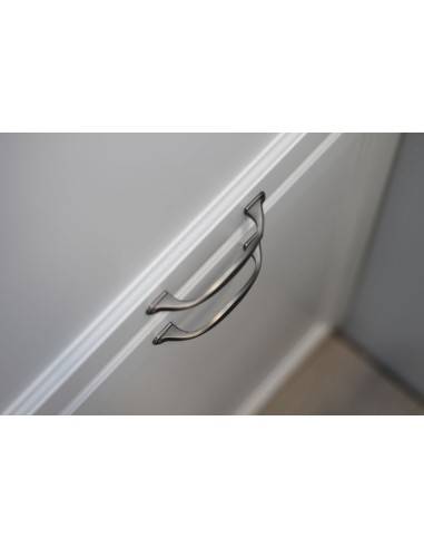 Chrome handle for wardrobe door