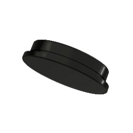 End cap for aluminium handrail diam 50