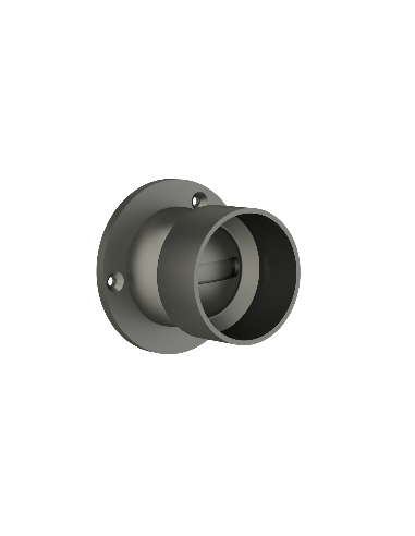 Verstellbarer Wandanschluss aus Aluminium für Handlauf, Ø 50 mm