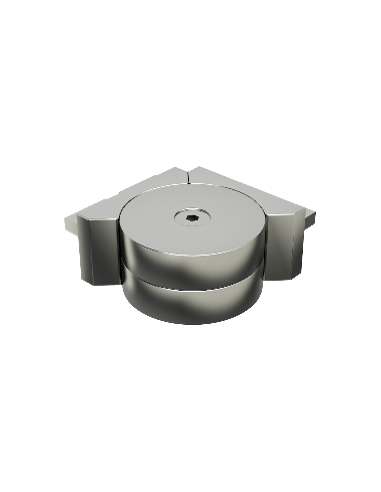 Connettore orizzontale per corrimano in alluminio 50*27 mm