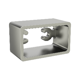 Vaste aluminium wandaansluiting voor leuning 50*27
