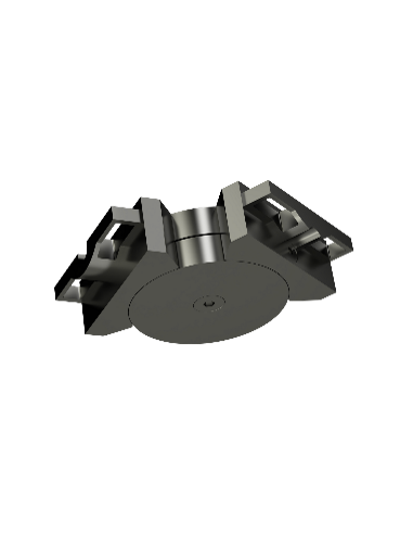 Raccord horizontal pour main courante alu 80*30 mm