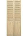 Porte placard persiennées pliantes