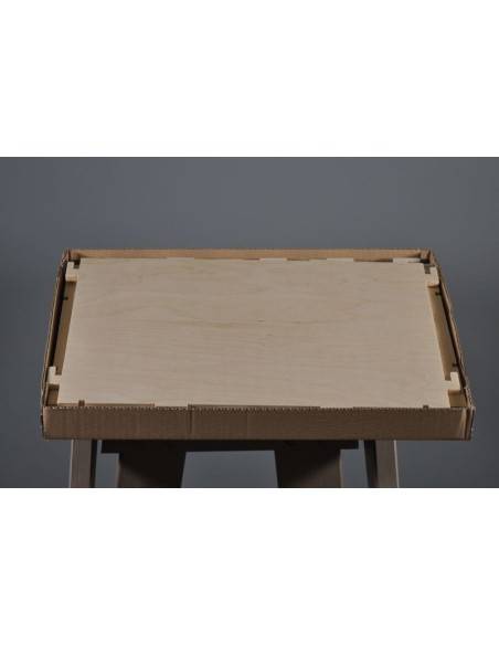 SPEISESCHRANK AUS SPERRHOLZ ALS BAUSATZ