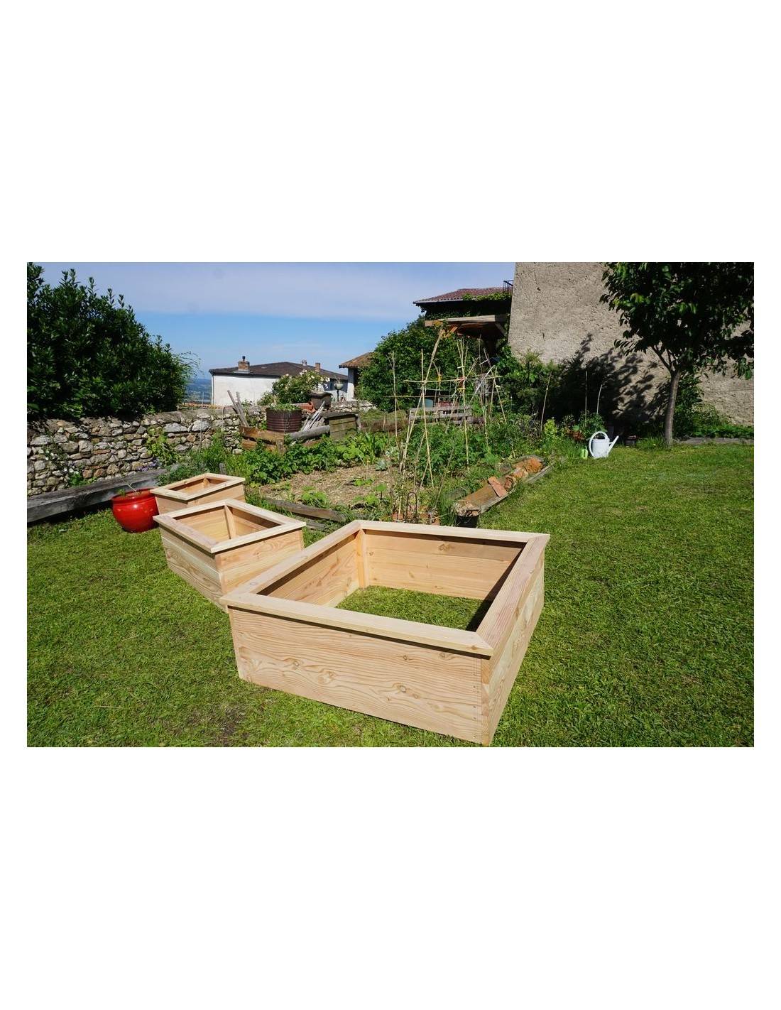 Potager modulable en bois douglas - Mon petit potager