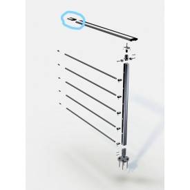 Conector de pasamanos Ellipsis Alu 2